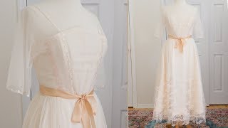 Making a 1916 Evening Gown  Part One [upl. by Yhprum944]