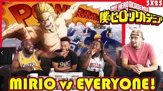 MIRIO vs EVERYONE My Hero Academia 3x25 FINALE REACTIONREVIEW [upl. by Llerrah388]