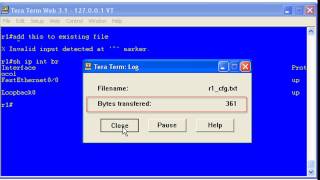 Logging with TeraTerm Pro  Part 2 [upl. by Nahbois]