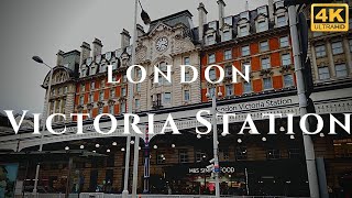 London Victoria Station Walk Through England 4K [upl. by Flavian469]