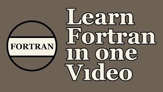 Fortran Tutorial [upl. by Other]