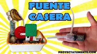 Construye tu Propia Fuente de Agua Decorativa Casera [upl. by Gamaliel]