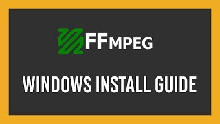 How To DownloadInstall FFMPEG on Windows 10  Full Guide [upl. by Lorola572]