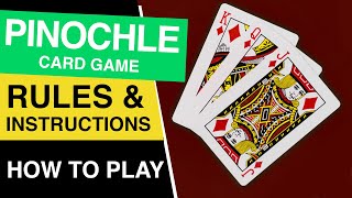 How to Play Pinochle Card Game [upl. by Teerprah866]