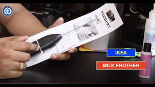 IKEA MILK FROTHER Review amp Battery Installation [upl. by Einahpad]