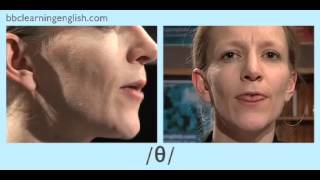 English Pronunciation 👄 Voiceless Consonant  θ  thin’ ‘throw’ amp thumb’ [upl. by Ilrebma]