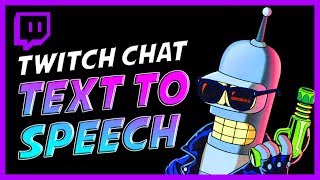 How to Text To Speech your Twitch Chat  TTS [upl. by Ahsenwahs]