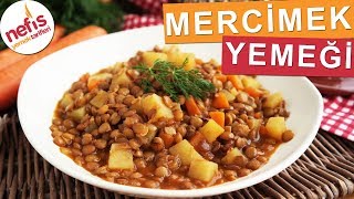 Yeşil Mercimek Yemeği Nasıl Yapılır Çok besleyici çok lezzetli  Nefis Yemek Tarifleri [upl. by Comras]