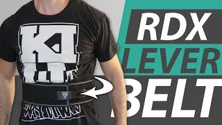 RDX Lever Lifting Belt Review [upl. by Namlaz617]