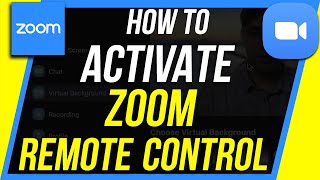 How to Remotely Control Someones Screen on Zoom [upl. by Gerius]