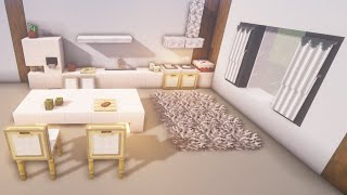 Minecraft Modern Kitchen Build Tutorial [upl. by Dreda]