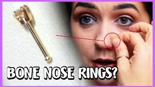 How to Put In a Bone Nose Ring [upl. by Ute]