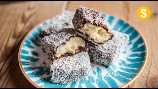 Chocolate Lamingtons Recipe upside down [upl. by Aliakam135]