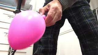 Easily and Quickly Inflate Balloons using Bike Tire Pump [upl. by Adnarem]