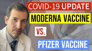 Coronavirus Update 117 Moderna vs Pfizer COVID 19 Vaccine mRNA vaccines [upl. by Nelrac955]