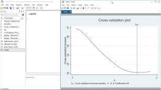 New in Stata 16 Lasso for prediction and model selection [upl. by Yrtnej]