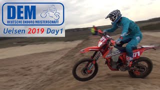 Enduro DEM 2019 Rnd1  Uelsen Day1 [upl. by Hadeehuat]