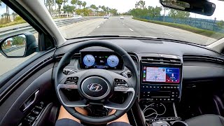 The New 2022 Hyundai TUCSON Limited POV Test Drive [upl. by Saraann]