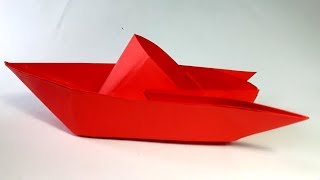 Como hacer un Barco de papel Origami  How to Make an Origami Paper Boat [upl. by Ellerad531]