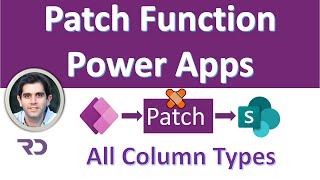 Power Apps Patch function with SharePoint Columns [upl. by Christabelle]