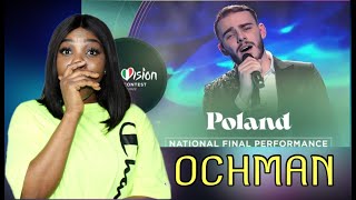 Poland  Eurovision 2022 Finall  OCHMAN  “🆁🅸🆅🅴🆁” REACTION [upl. by Atiseret]