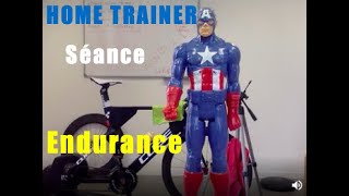 Séance dendurance sur home trainer en 45 minutes [upl. by Ardnossak]