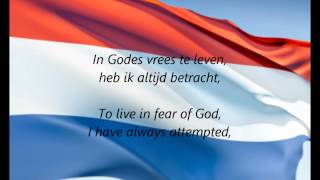 Dutch National Anthem  quotHet Wilhelmusquot NLEN [upl. by Marya]