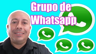 Como crear un grupo de Whatsapp [upl. by Neyuq]