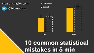 Ten Statistical Mistakes in 5 Min [upl. by Annahaj385]