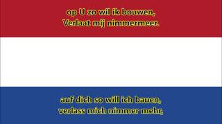 Nationalhymne der Niederlande  Anthem of Netherlands NLDE Text [upl. by Di]