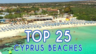 The 25 Best Beaches in Cyprus  Find Out the Nearest Beach to Your Hotel [upl. by Idnim]