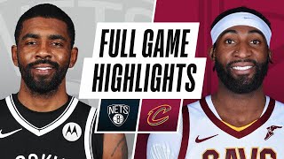 NETS at CAVALIERS  FULL GAME HIGHLIGHTS  January 22 2021 [upl. by Llertnek845]