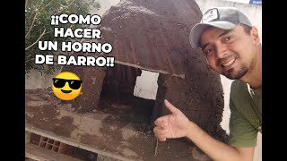 Como hacer un Horno de barro [upl. by Nellak618]