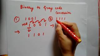 Binary to gray code conversion  very very easy [upl. by Olin809]