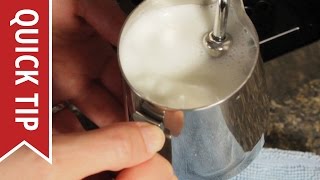 How to AutoFroth Milk for Lattes [upl. by Orag530]