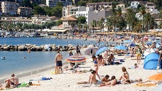 Port de Soller Beach Mallorca Spain [upl. by Ellersick]