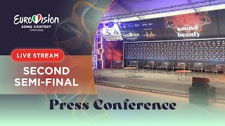 Eurovision Song Contest 2022  Second SemiFinal Qualifiers  Press Conference [upl. by Towney344]