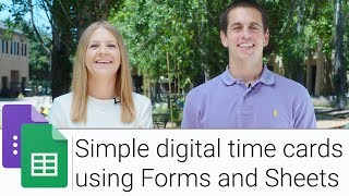 Digital Time Card using Forms and Sheets [upl. by Godart281]