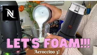 How To Foam Milk With Aeroccino 3 Make Coffee With Foam Tips amp Tricks  Easy Foamed Latte Recipe [upl. by Mala]