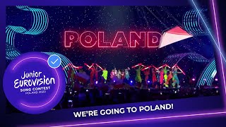 Were going back to Poland for the Junior Eurovision Song Contest 2020 [upl. by Nodnal333]