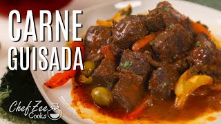 Easy Carne Guisada Recipe  Pressure Cooker Beef Stew  Chef Zee Cooks [upl. by Currier]