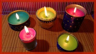 🕯COMO RECICLAR RESTOS DE VELAS 🕯 VELAS CASERAS [upl. by Downs]