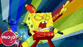 Top 10 Greatest SpongeBob SquarePants Songs [upl. by Shirk]