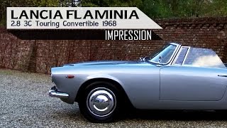 LANCIA FLAMINIA 28 3C TOURING Convertible 1968  Small test drive with V6 engine sound  SCC TV [upl. by Aij374]