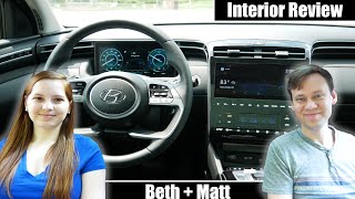 2022 Hyundai Tucson Limited Interior Review [upl. by Katina]