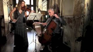 Bach Arioso  Stringspace  Violin amp Cello duo [upl. by Eillod640]