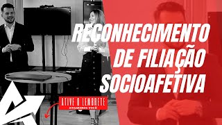 DIREITO DE FAMÍLIA Reconhecimento de filiação socioafetiva [upl. by Avitzur]