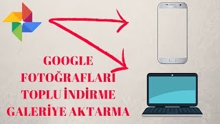 Google Fotoğraflar Galeriye Aktarma Toplu Bilgisayara İndirme [upl. by Nuarb]