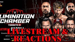 ELIMINATION CHAMBER 2025 LIVESTREAM AND REACTIONS [upl. by Notsag]