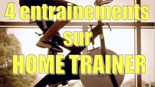 Cyclisme  4 entraînements sur HOMETRAINER 🚴 [upl. by Orozco]